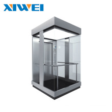 XIWEI Panoramic Glass Elevator Outdoor Residential Passenger Lift Elevator